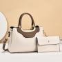 2024 Sequin leather 2 pieces Shoulder bags set luxury designer women's handbags come with a wallet