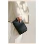 ZF180 Digital Bag Waterproof Convenient Storage Bag Mobile Phone Earphone Data Cable Bag PU Solid Color