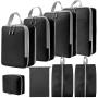 XL009-8 Foldable Travel Bag Eight Pieces Travel Organizer Set 6 Colors Accept Customized Logo Durable Essentials for Travelling