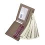 Handmade Slim Genuine Snakeskin Leather Bifold Short Wallet For Women