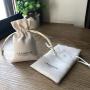 Custom Logo Suede Jewelry Packaging Pouch Bag Suede Packaging Jewellery Bag