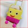 factory wholesale cute beaded bags animation character children's bag long strap shoulder crossbody handwoven bead bag