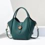 2024 Women PU Leather Shoulder Bag Top-Handle Purse Ladies Handbag Elegant Designer Shoulder Bag