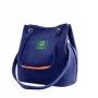 Canvas  Simple Korean Version Bucket Shoulder Striped Crossbody Bag Women'S Production Source