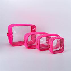 Keymay Custom Embroidery Letter Patches Cute Portable Waterproof PVC RX Pill Storage Cases Transparent Pouch Pill Organizer