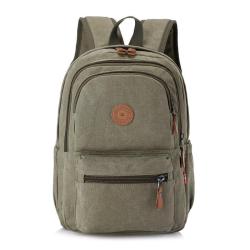 MGB004 Fashion Korean Version Canvas Backpack Trend Leisure Brand Backpack Travel Computer Bag Large Capacity Student Backpack