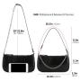 LOVEVOOK Crocodile Pattern PU leather Small Purse for Women Retro Classic Tote HandBag Ladies Shoulder Clutch Purse Bags