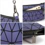 LOVEVOOK custom hot sale small PU shoulder Bags Holographic Reflective Crossbody Bag Wallet geometric luminous women purses
