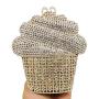 Good Quality Ice Cream Rhinestone Purses Wholesale Crystal Metal Clutch Purse Rhinestones Evening Bag