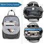 LOVEVOOK factory OEM ODM Water Resistant Laptop Backpack Bags with USB Charging port casual computer school backpack for men