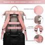 15.6 17 Inch Computer Business Backpacks School Bookbag Teacher Doctor Nurse Bags for Work Laptop Backpack Purse for Women