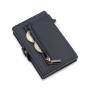 Wholesale genuine leather metal wallet card holder rfid blocking aluminum card holder