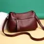 Classical vegan leather bags women handbags ladies mom brown shoulder bag cross-body leather bags