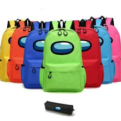 Muti-color Charm Durable School Backpacks Casual Sports Students School Bags Large Capacity Cartoon Coloful Kids Schoolbags