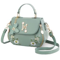 KBW447  Bucket Bag Embroidery 2023 New Fashion Simple Women Handbag Cover Type Ladies Shoulder Crossbody Bag