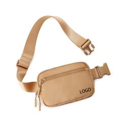 bsci manufacturer custom lu9b78s black mini 1l athletica everywhere belt bag with adjustable small waist pouch