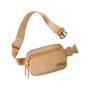 bsci manufacturer custom lu9b78s black mini 1l athletica everywhere belt bag with adjustable small waist pouch