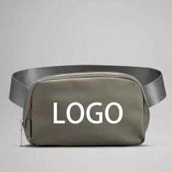 Custom Sling Waist Running Belt Bag Nylon Unisex Phone Fanny Pouch Crossbody Lemon Mini Belt Bags with Adjustable strap