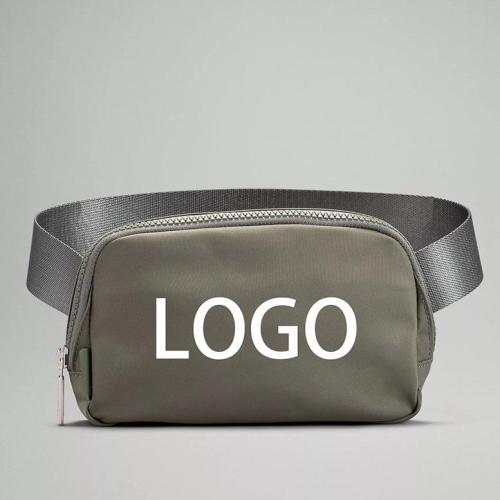 Custom Sling Waist Running Belt Bag Nylon Unisex Phone Fanny Pouch Crossbody Lemon Mini Belt Bags with Adjustable strap