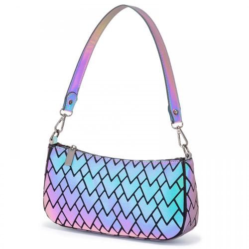 LOVEVOOK fashion hot sale small PU Crossbody Bags luxury shoulder bags custom geometric luminous women bags