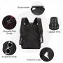 LOVEVOOK high quality big Anti Theft Backpack with Lock men women School College Travel 17in Laptop Backpacks with USB