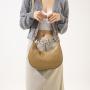 Minimalist fashionable crescent shaped dumpling bag for women 2024 new fashion versatile single shoulder underarm bag for women