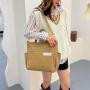 Wholesale Vintage Large Capacity Diagonal Handbag Casual Fashion Multi-pocket Canvas Tote Bag
