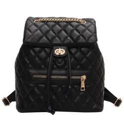 KBW523 Shoulder Bag 2023 New Fashion Embroidery Line Rhombus Backpack Dressy Texture High Quality Simple Backpack