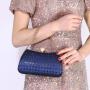 Custom Wholesale Rhinestone Clutch purse Women Acrylic Evening Clutch Bag Gold Chain handbags  for party club Lady