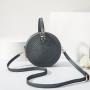 AL008 New Trend Women's Bag Fashion Messenger Bag Casual Woven Round One-shoulder Bag PVC Small Jelly Handbag