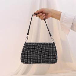 New Evening Bag Banquet Handmade Rhinestone Ladies Handbag Armpit Bag Single Shoulder Crossbody Bag Female