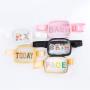 Keymay Wholesale Men Women Transparent Belt Bag Waterproof Waist Bag Pvc Clear Fanny Packs Crossbody