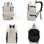ZF286 New Schoolbag Female Junior High School Students Shoulder Bag Male Computer Backpack Oxford Breathable Waterproof Travel
