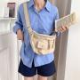 New Design Nylon Waterproof Shoulder Bag Fashion Chest Bag Girl Adjustable Strap High-Capacity Crossbody Women's Messenger Bag