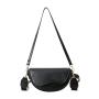Hot selling design vintage saddle bag custom logo 2024 new trendy shoulder messenger bag versatile single crossbody bag