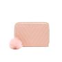 Women's Short Wallet 2024 spring and summer new V grain embroidery clutch bag casual fashion simple coin purse small square bag