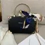 Popular Pearl Handbag New Bag For Women  Texture Double Layer Small Square Bag Single Shoulder Cross Bag For Women