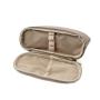 Custom PU Waterproof Double Layer Cosmetic Bag Portable Large Makeup Organizer Bag Travel Toiletry Bag