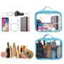 Women Beauty Cosmetic Pouch Custom Hanging Travel Toiletry Bag Clear PVC Toiletry Organizer Bags