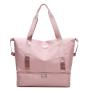 Wholesale Dry Wet Separation Exercise Yoga Fitness Large Capacity Short Trip Training Customized Logo Pink Duffle Travel Bag