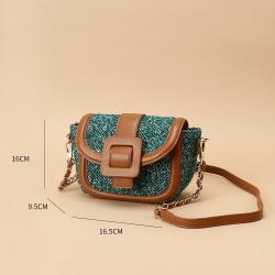 2024 Autumn And Winter New Design Tweed Fashion Ladies Shoulder Bag Sling Cross Body Bags For Women