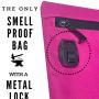 Smell Proof Bag with Combination Lock Smell Proof Case Stash Bag Smell Proof