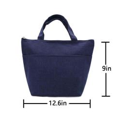 Contracted Style Insulated Lunch Bag Durable Bento Pouch Thermal Insulated Lunch Box Tote Cooler Bag Lunch Container
