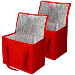 Gelory Insulated Reusable Grocery Bags Heavy Duty Shopping Bag Tote Cooler Case
