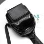 Custom Morral Para Mujer Fashion Ladies Black Leather Backpacks Bag For Women Korean Style Cowhide Genuine Leather Backpack