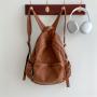 Wholesale Simple Multiple Pockets Women's Backpacks Laptop Bag Travel Sports Waterproof Zipper PU Leather Backpacks for Girl