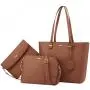 LOVEVOOK Factory wholesale 3 in 1 classic handbag set crossbody shoulder bags for women  custom logo purses and handbags 2024
