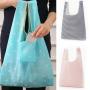 Wholesale Custom Polyester Reusable Eco-Friendly Grocery Carry Bags Foldable Shopping Bags