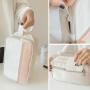 Gelory Manufacturer Wholesale 2024 Travel Portable Wet And Dry Cosmetic Bag Double Zipper Toiletry Wash Storage Bag