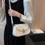 New Trendy Bolsos De Mujer PU Leather Messenger Bag Crossbody Bags Ladies Sling Bags For Women